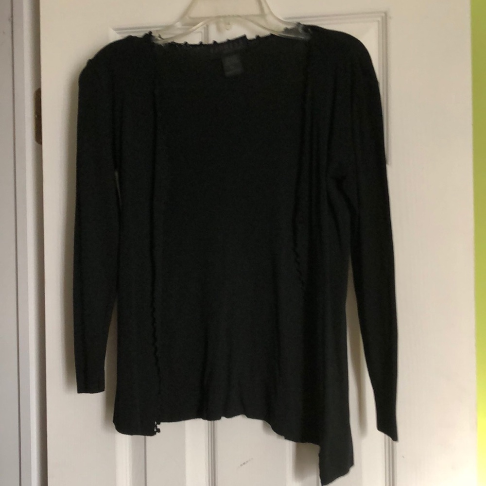 Black cardigan